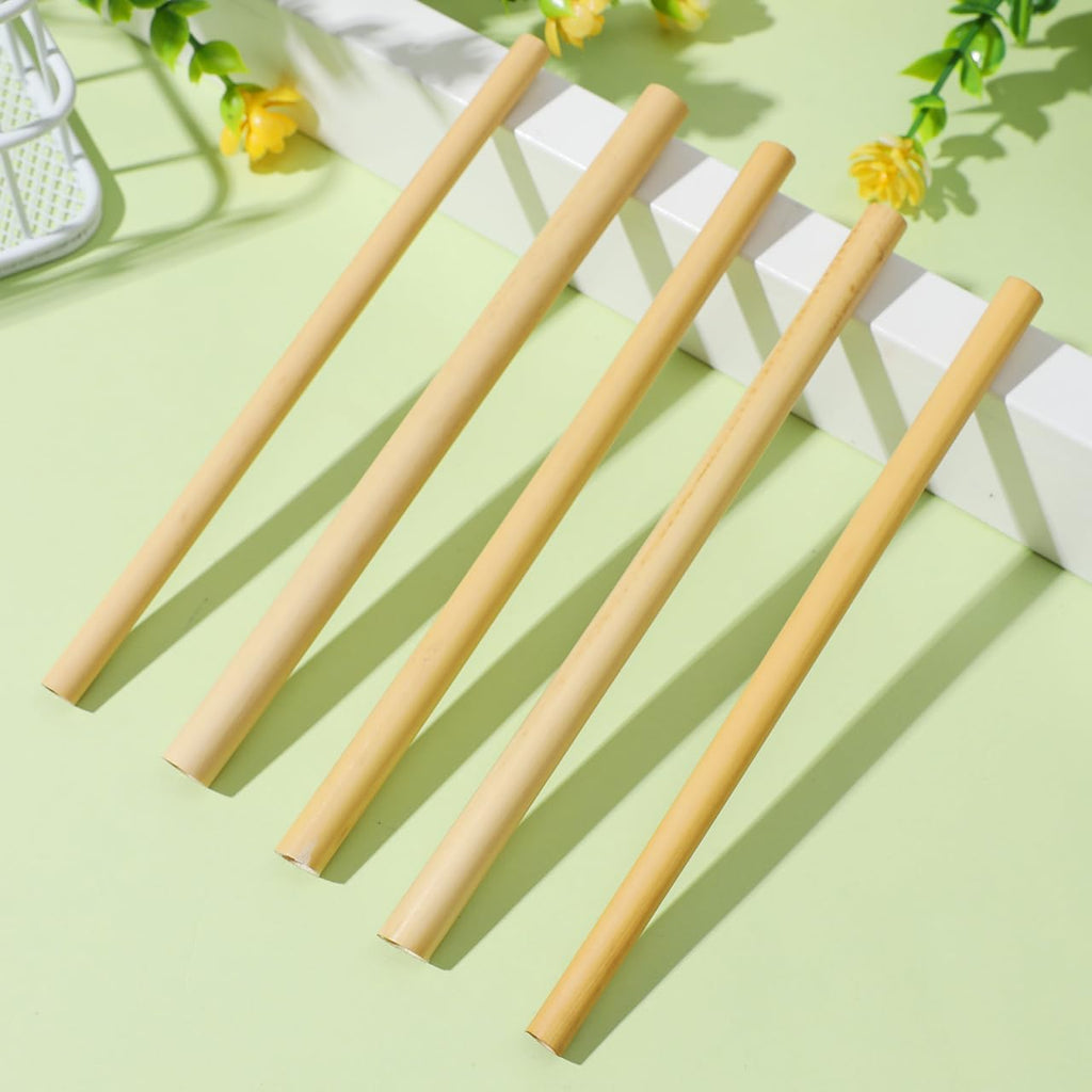 Mipcase Natural Reed Bee Tubes 200 Pack Bee House Tubes Refill Mason Tube Replacements for Pollination Breeding