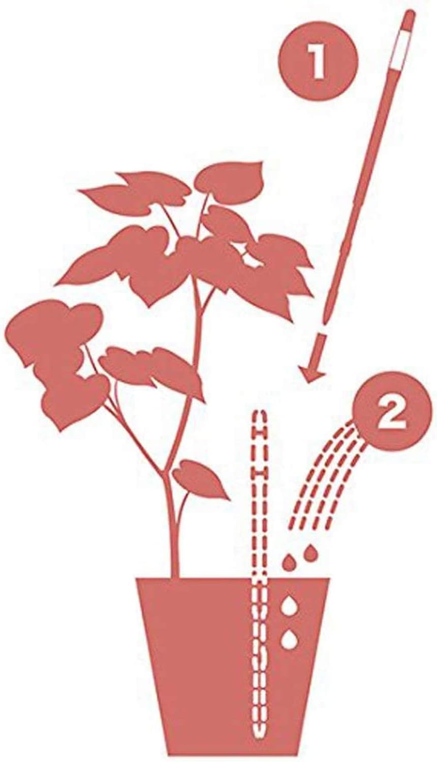 IPPINKA Sustee Aquameter, Set of 4, Plant Soil Moisture Sensor, (White, Medium)