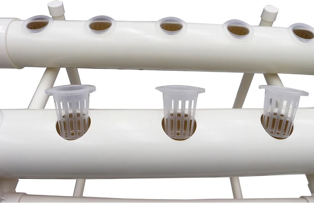 Hydroponic Growing System 20 Plant Site Hydroponics Gardening Grow 2 Layers 2 Rows 4 Tubes Planting System with Water