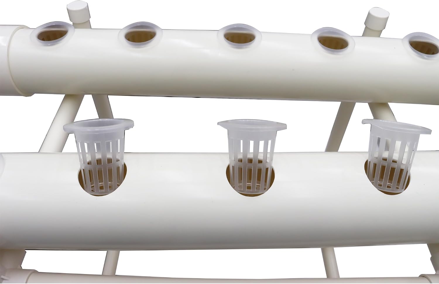 Hydroponic Growing System 20 Plant Site Hydroponics Gardening Grow 2 Layers 2 Rows 4 Tubes Planting System with Water