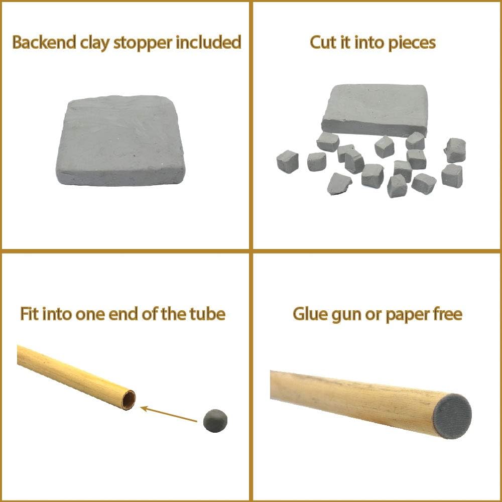 Veezy Mason Bee Tubes Natural Reed Pipe bee hive Inserts Pollinating kit for bee House Blocks bee nest Home Craft