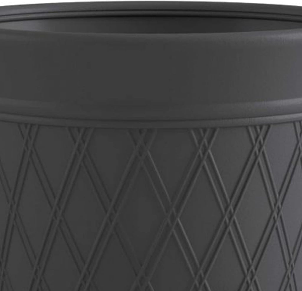 Suncast 2 Pack 14" x 12" Round Resin Decorative Weatherproof Outdoor Hideaway Standard Garden Hose Storage Pot with