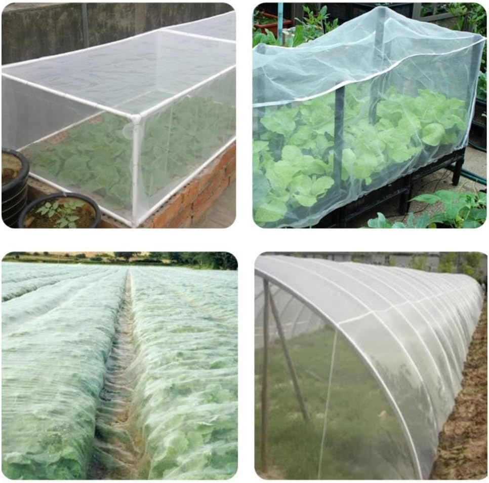 Large Fruit Tree Netting Bags 10FT x 10FT, Premium Garden Mesh Screen with Zippered Drawstring Design, Effective