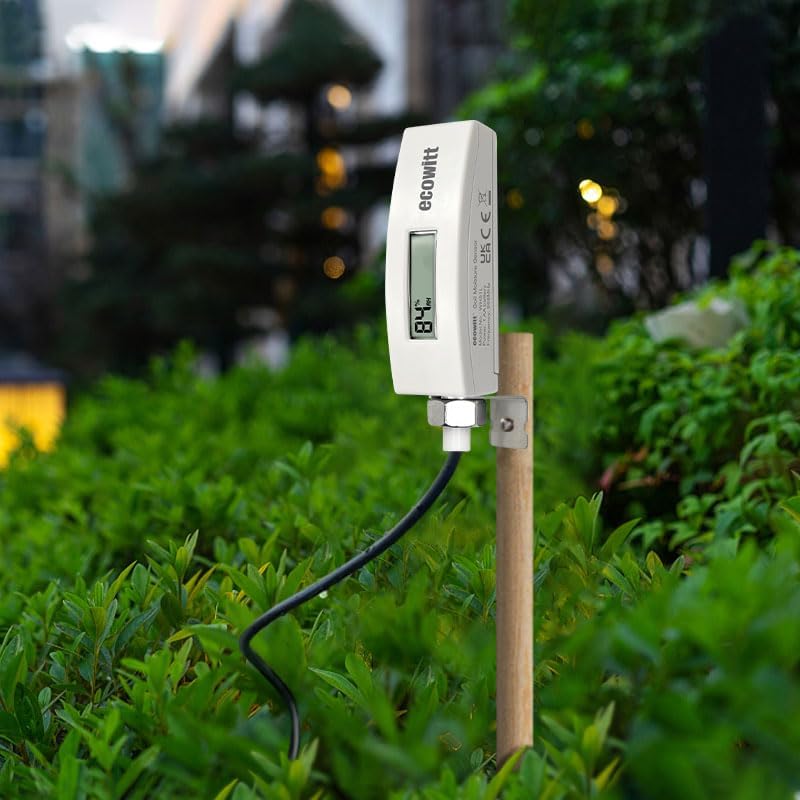 ECOWITT Soil Moisture Tester Kit, Includes GW1200 IoT Gateway and WH51L Soil Moisture Sensor with 1m/3.28ft Long Wire
