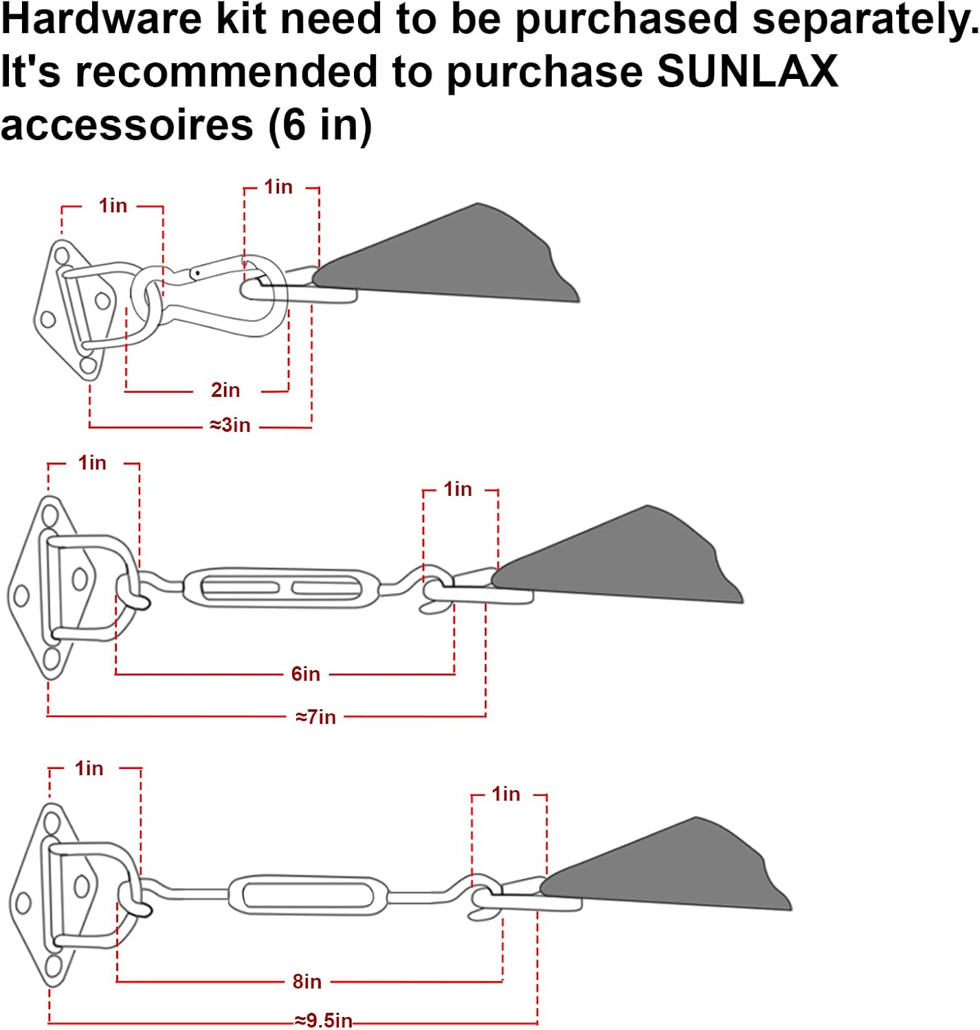Sun Shade Sail 8' x 10' Sand Rectangle UV Block Shade Cover | Outdoor sun shade sail for backyard, patio, garden, deck