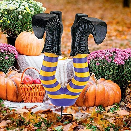 Design Toscano Crash Landing Wicked Witch Legs Garden Stake Statue