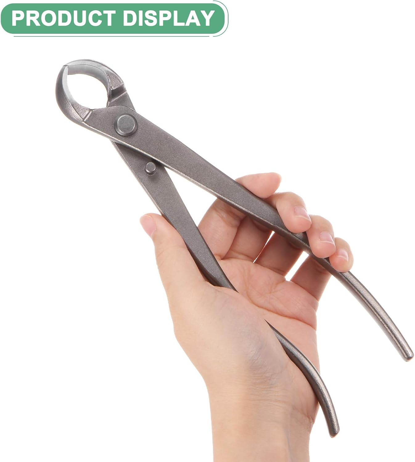 M METERXITY 3Peice Bonsai Tool Set - 8.3 Inch High Carbon Steel Knob Concave Cutter, Bonsai Tree Plants Modeling Tools