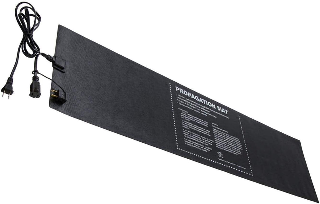 Hydrofarm 19007 Hydroponic 12 x 48" 60 Watt Seed Start Seedling Propagation Heat Mat with 6 Foot Power Cord, 2 Pack