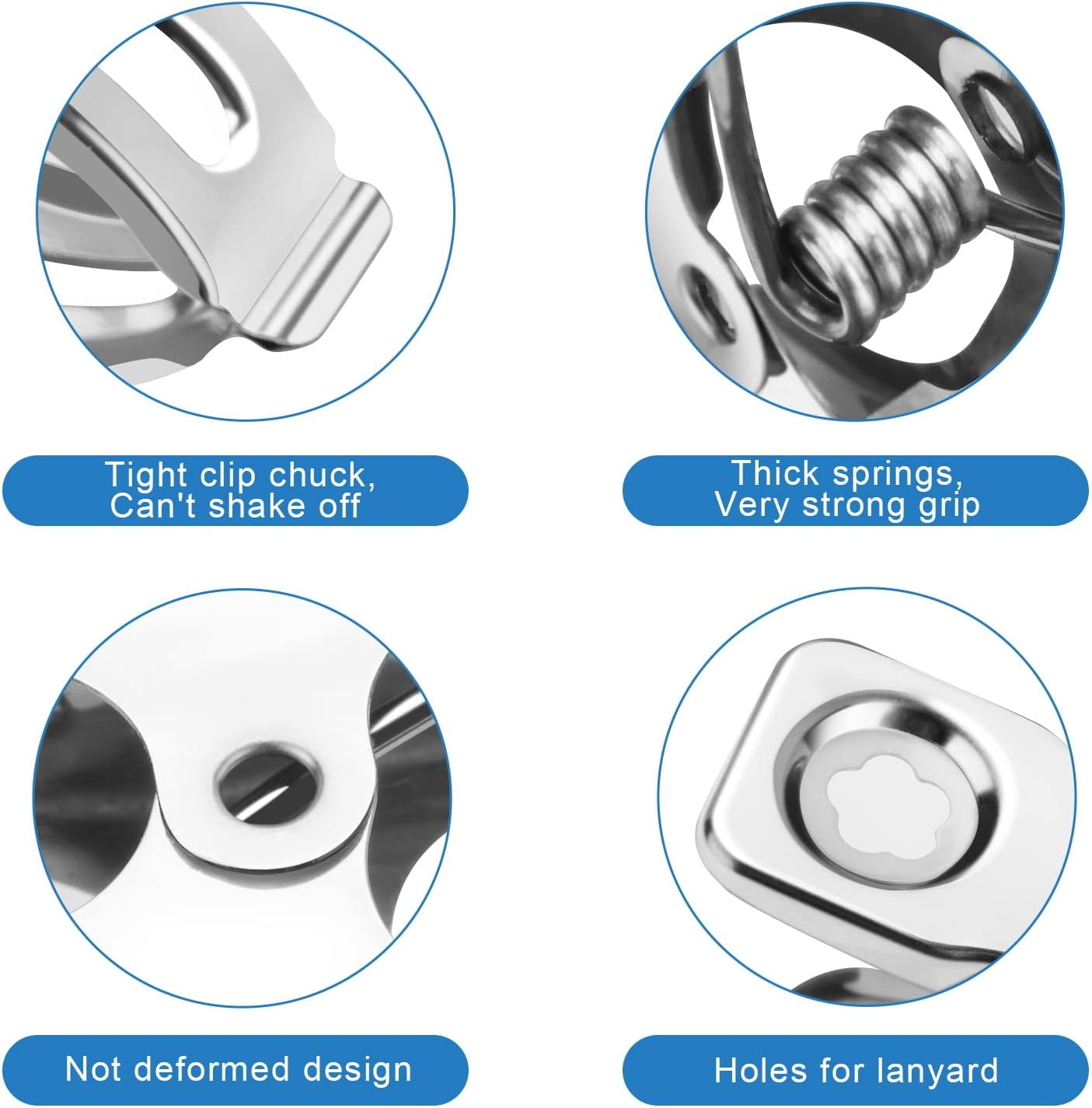 120 Pcs Greenhouse Clips, Garden Clips for Netting, Stainless Steel Greenhouse Clamps, Have a Strong Grip to Hold Down