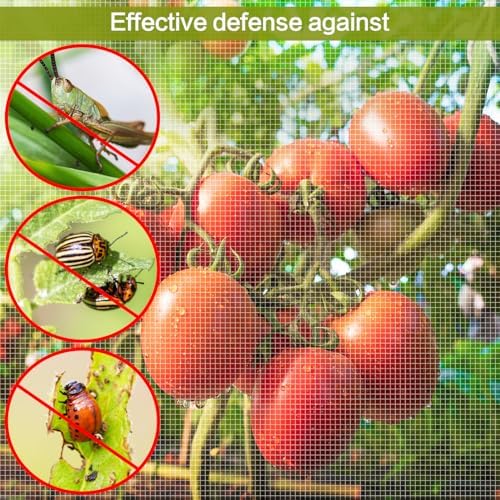 Alphatool 10x20ft Large Garden Netting, Ultra Fine Mesh Plant Covers
