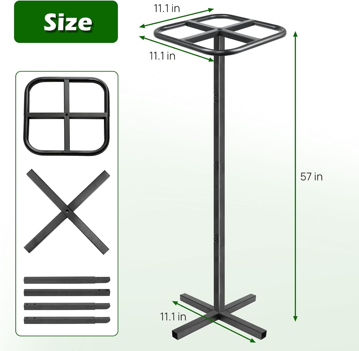 Extra Thick Adjustable Dragon Fruit Trellis,Metal Plant Trellis | Durable Outdoor Climbing Plants Support Frame for