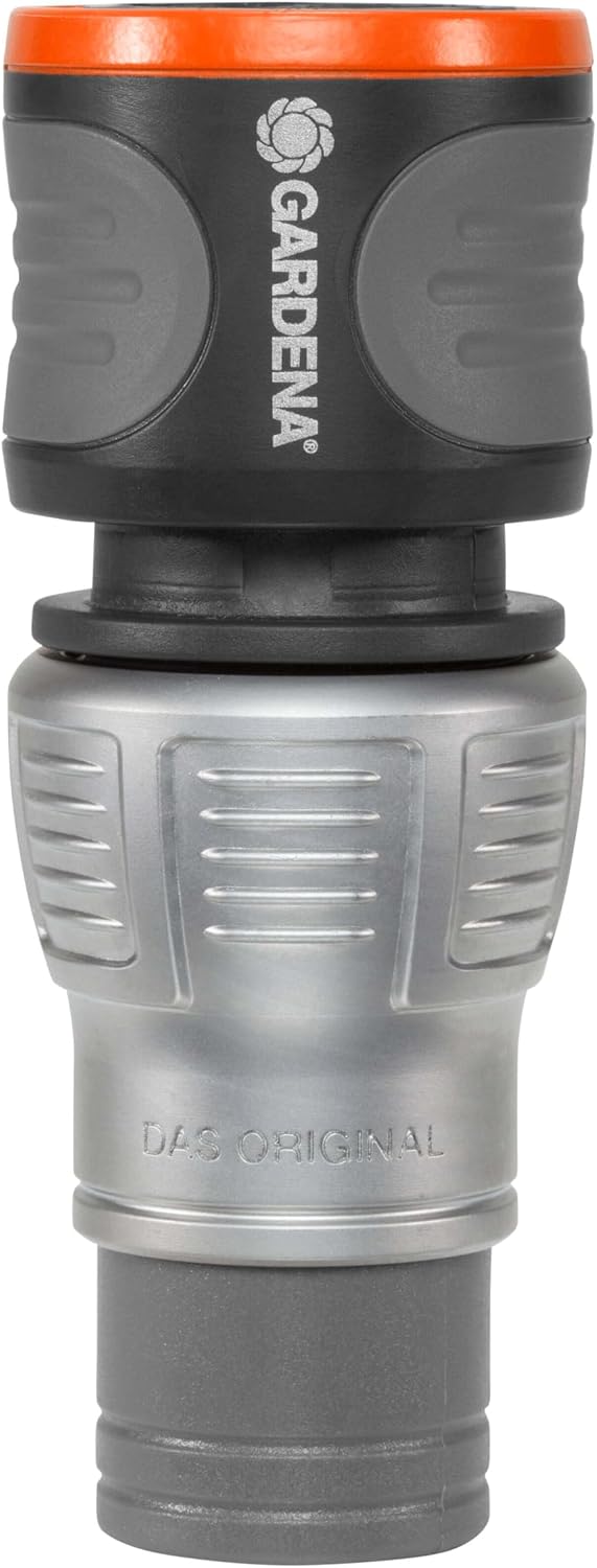 Gardena Premium Hose Connector, 13 mm (1/2 inch) - 15 mm (5/8 inch): Adapter for taps, Frost-Resistant, (18255-20)