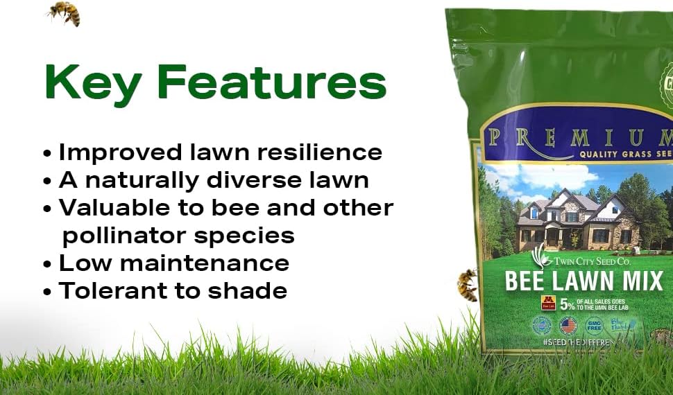 Native Bee Lawn - Native Wildflowers Mix, 25 lb