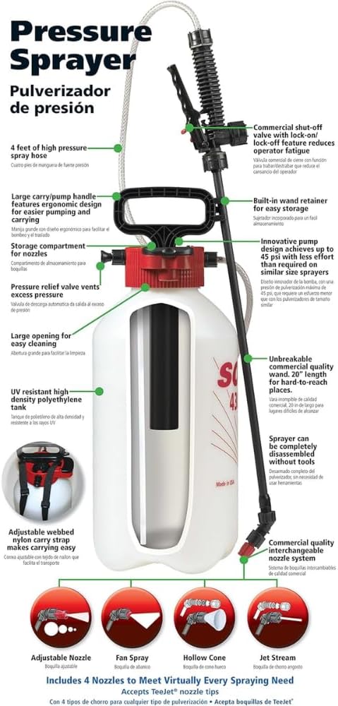 SOLO 430-2G 2-Gallon Handheld Sprayer with Viton® Seals in Key Locations