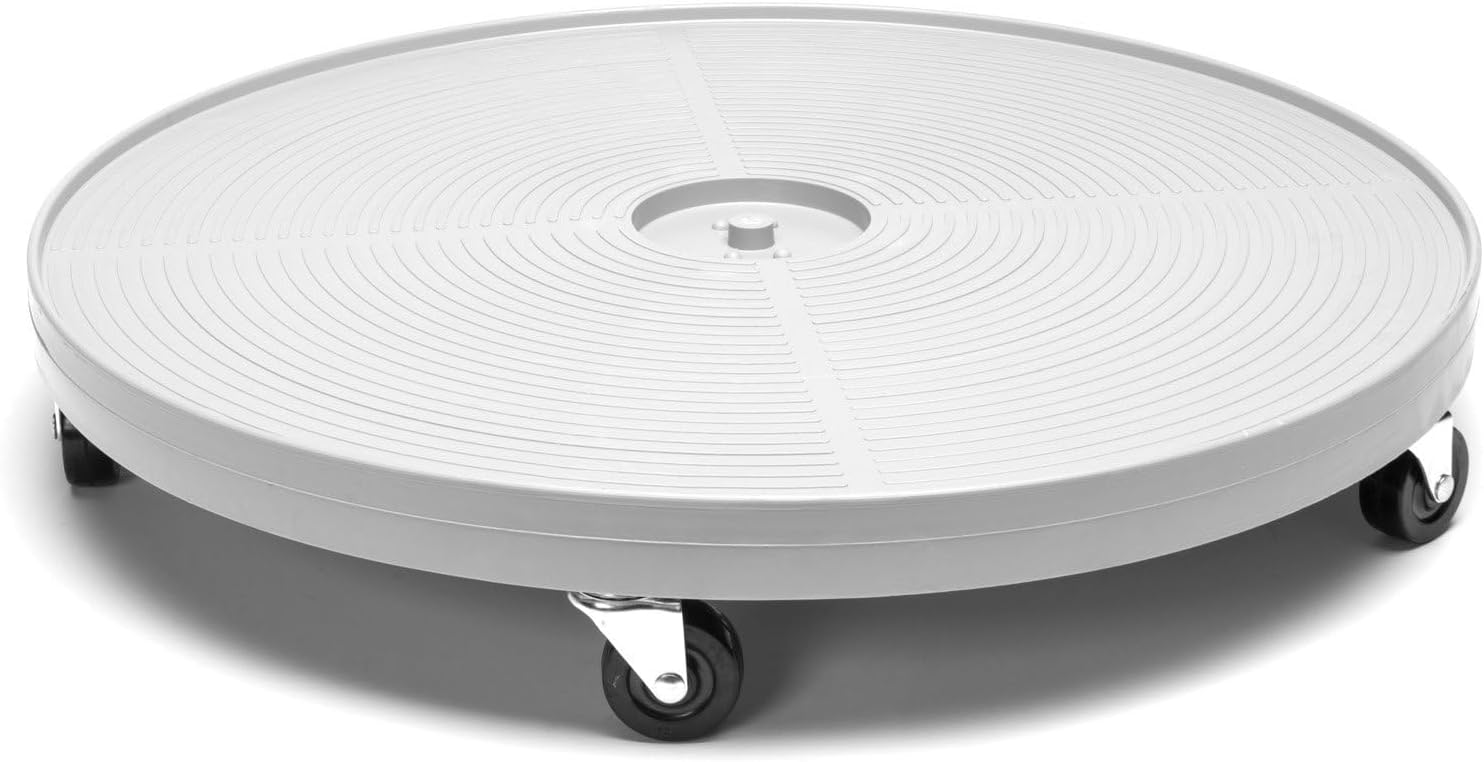 DeVaultEnterprises Devault 23.5 Inch Plant Dolly, Heavy Duty Rolling Plant Caddy with Wheels for Large Pots and