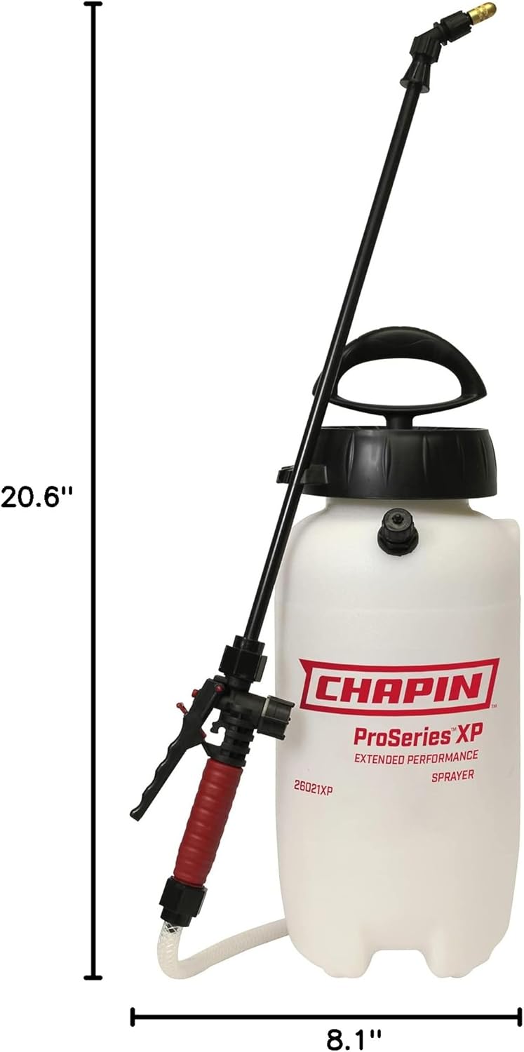 Chapin 2-Gallon Heavy-Duty Compression Sprayer | Chemical-resistant seals for weed killers, fertilizers, insecticides