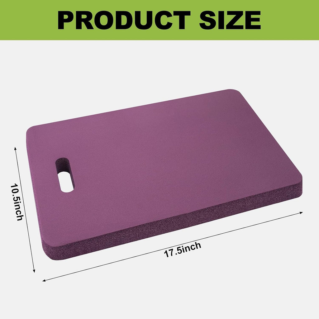 YUDI & GARDEN Thick Kneeling Pad, Purple, 2-Pack | Soft High-Density Foam, Protects Knees, For Gardening, Outdoor