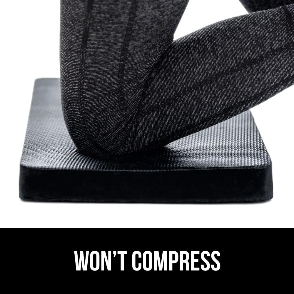GORILLA GRIP® Extra Thick Supportive Foam Kneeling Pad, 2PK, Large Cushion Heavy Duty Knee Pads for Gardening, Baby