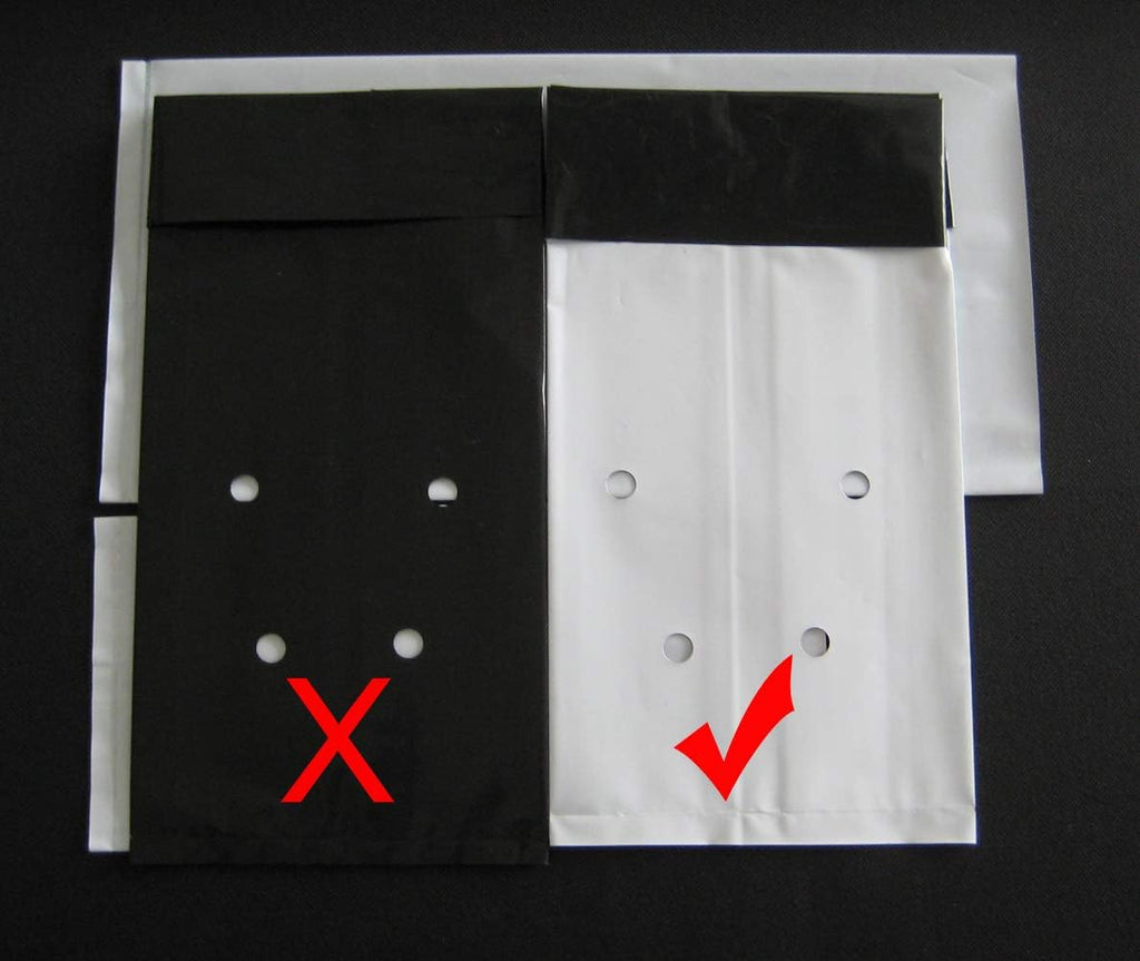 HORTIPOTS 2 Gallon Black White Panda Grow Bags (Pack of 50)