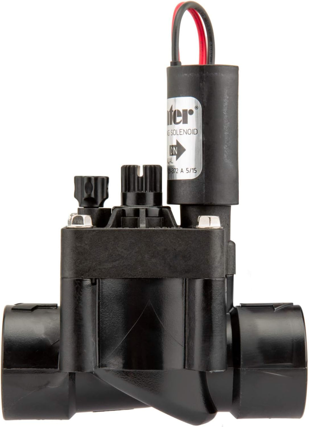 Hunter NODE-100-VALVE Battery Sprinkler Timer, 1 Zone Controller with Valve | 1 station battery irrigation controller