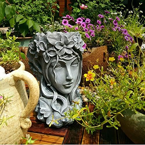Flower Pot Mould for Cement Silicon DIY Concrete Plant Vase Moulds Handmade Home Decoration Tool Pen Holder Resin Epoxy Silicone Mold (G102)