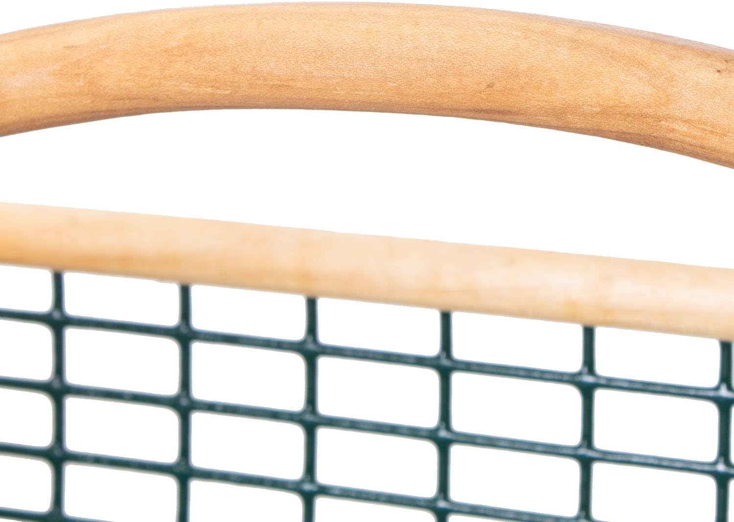 Maine Garden Hod Basket for Vegetable Gardening and Harvest Gathering or Farmhouse Decor, Pine and Oak with PVC Wire
