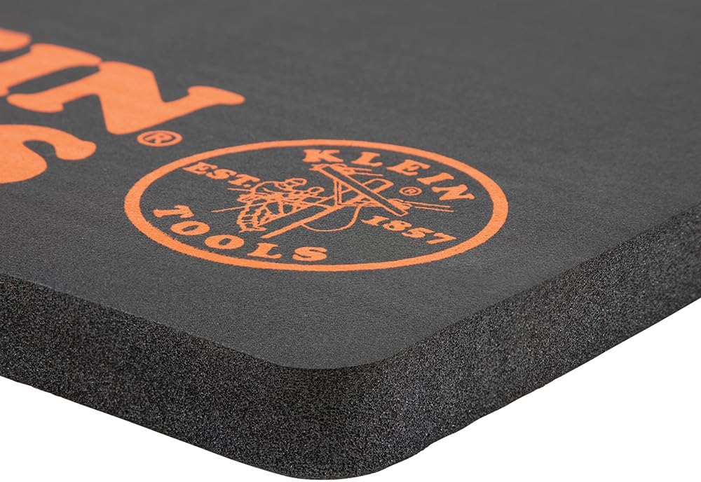 Klein Tools 60135 Kneeling Pads, Adult Men's Soft Thick Closed Cell Soft Foam Professional Tradesman Pro Pads with