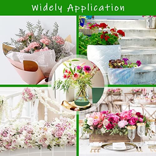 Prashent 96Pcs Floral Foam Blocks Green Wet Dry Flower Foam Plant Foam for Fresh & Artificial Flower Arrangements DIY Craft 5.5”L x 3.1”W x 1.7”H