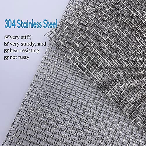 Valchoose 2PACK Wire Mesh 12” X 24”, Sturdy 304 Stainless Steel Mesh