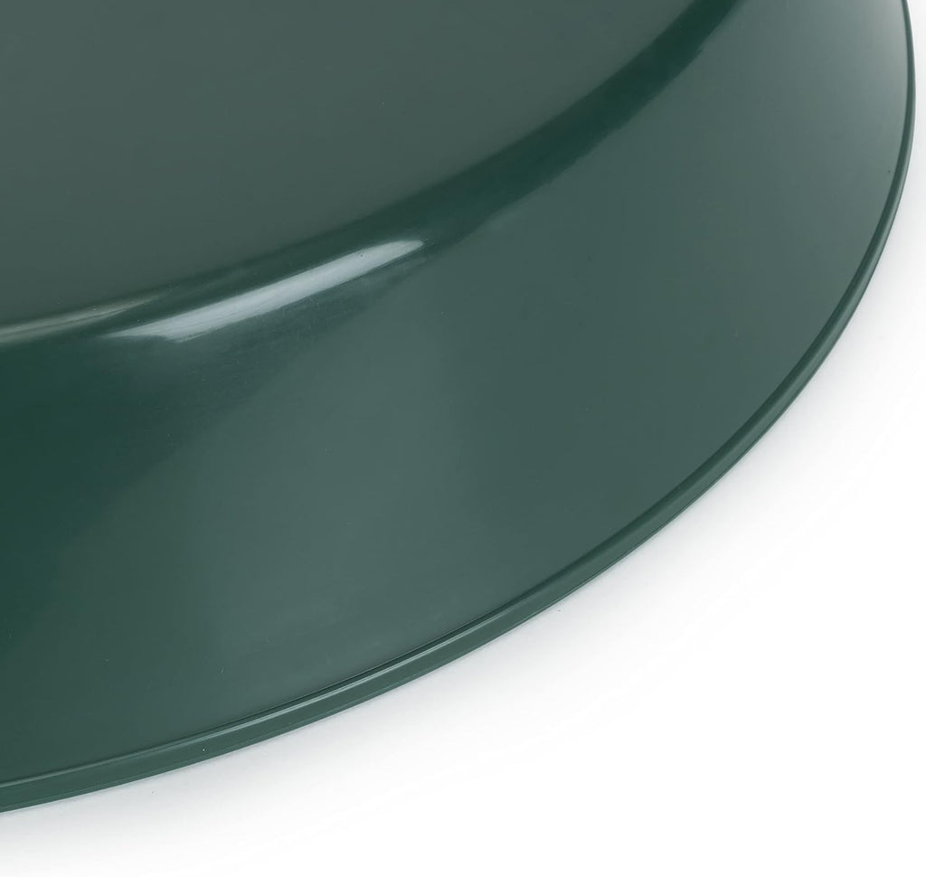 Saucers 18 Inch (16.3 Inch Base), Hunter Green Case of 2 | Hunter Green Colored Polypropylene, Heavy Duty