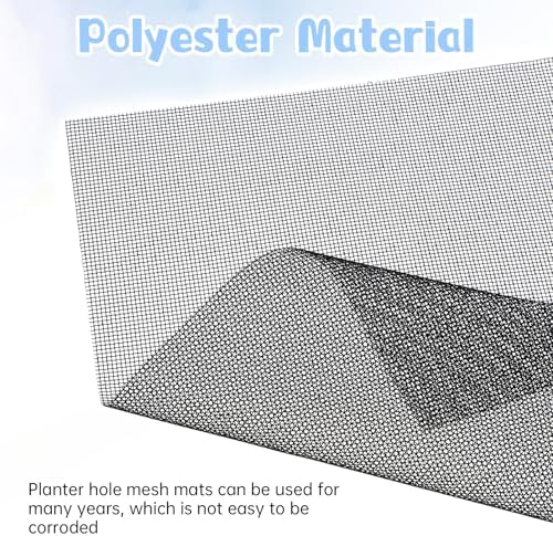 30PCS Flower Pot Hole Mesh Pad Drainage Screen Succulent Bonsai Mesh