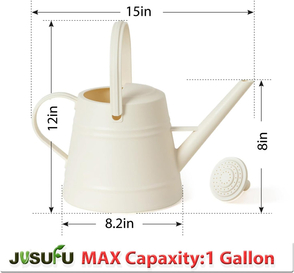 1 Gallon Watering Can for Plants | Watering Cans for Indoor&Outdoor Gardening, Water Can with Ergonomic Movable Handle