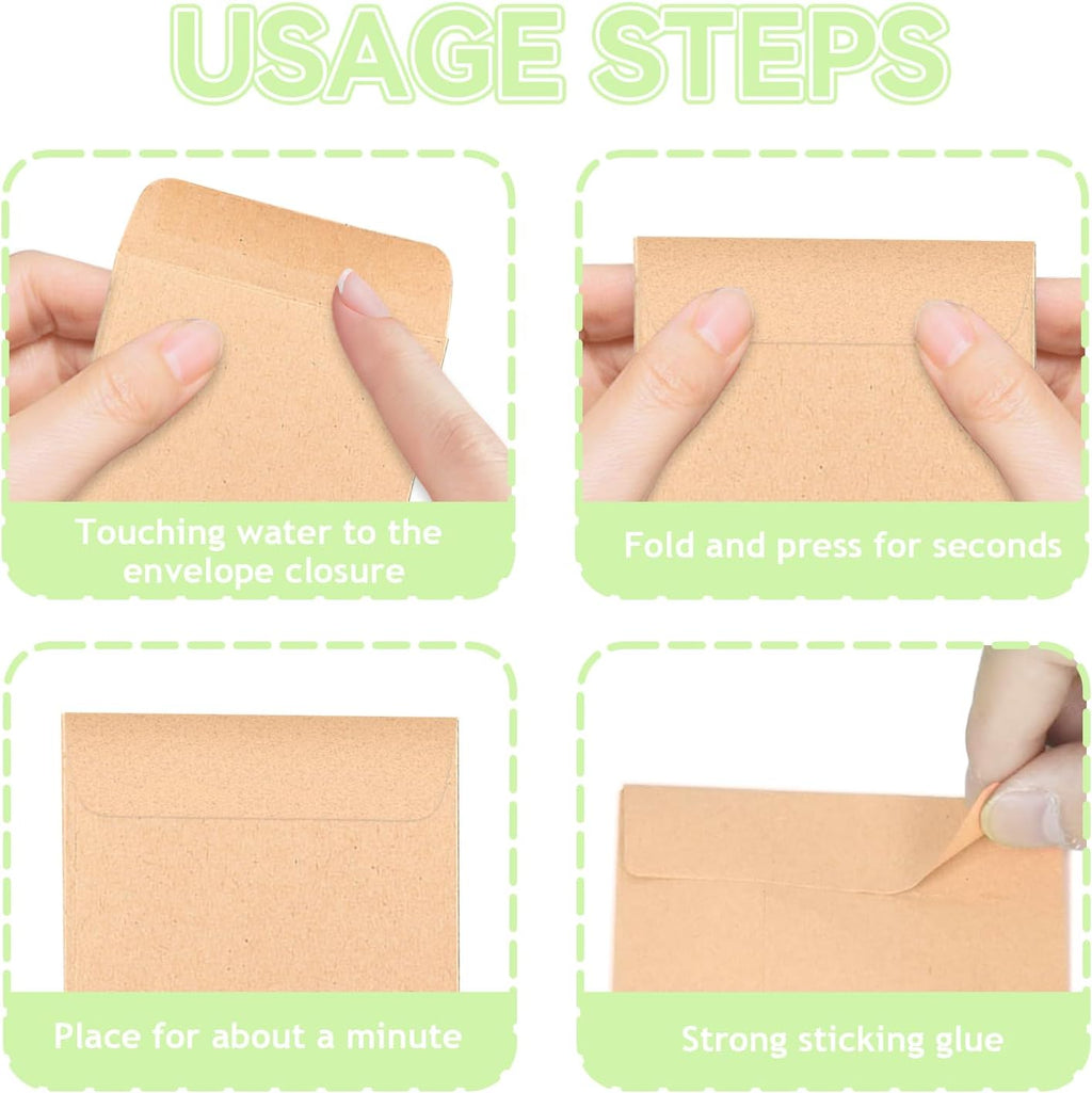 Seed Storage Box, Seed Storage Organizer with Garden String, 30 Seed Envelopes and Bamboo Plant Labels, 4 Compartments