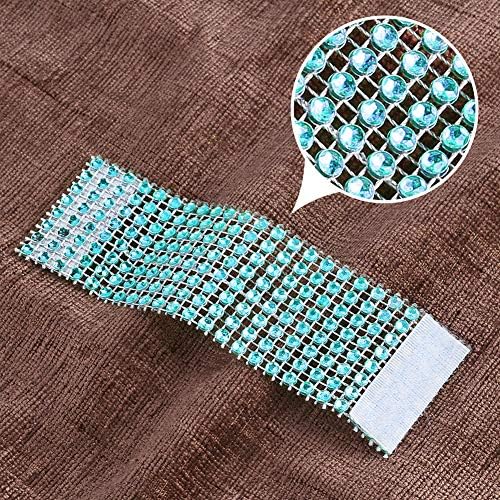 Accmor 50pcs Napkin Rings, Blue Napkin Rings Buckles