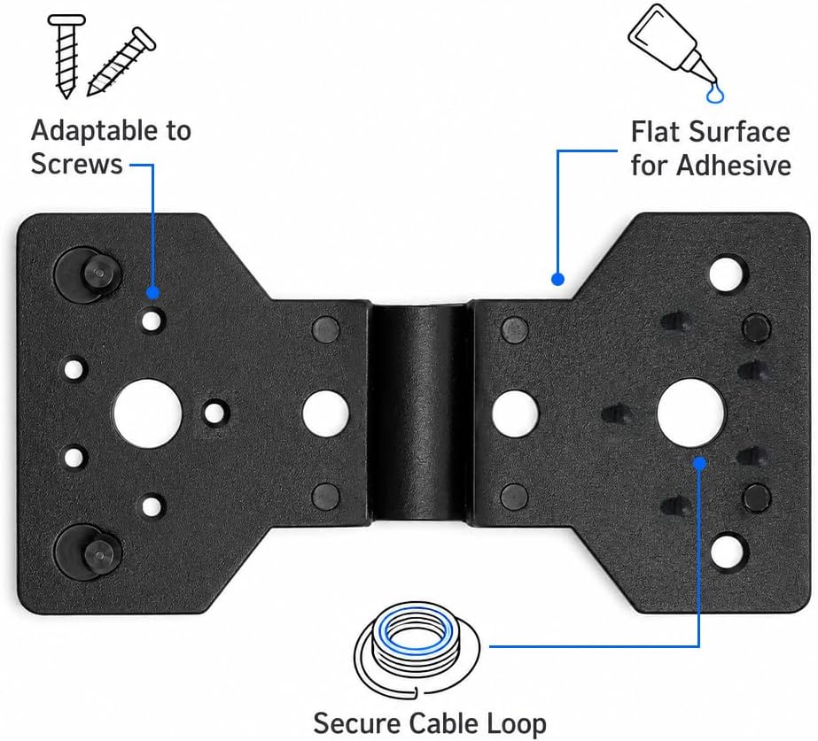 Bird-X Deterrent Netting Hardware, Plastic Clips, 250 Pieces (MTG-CASE), Black