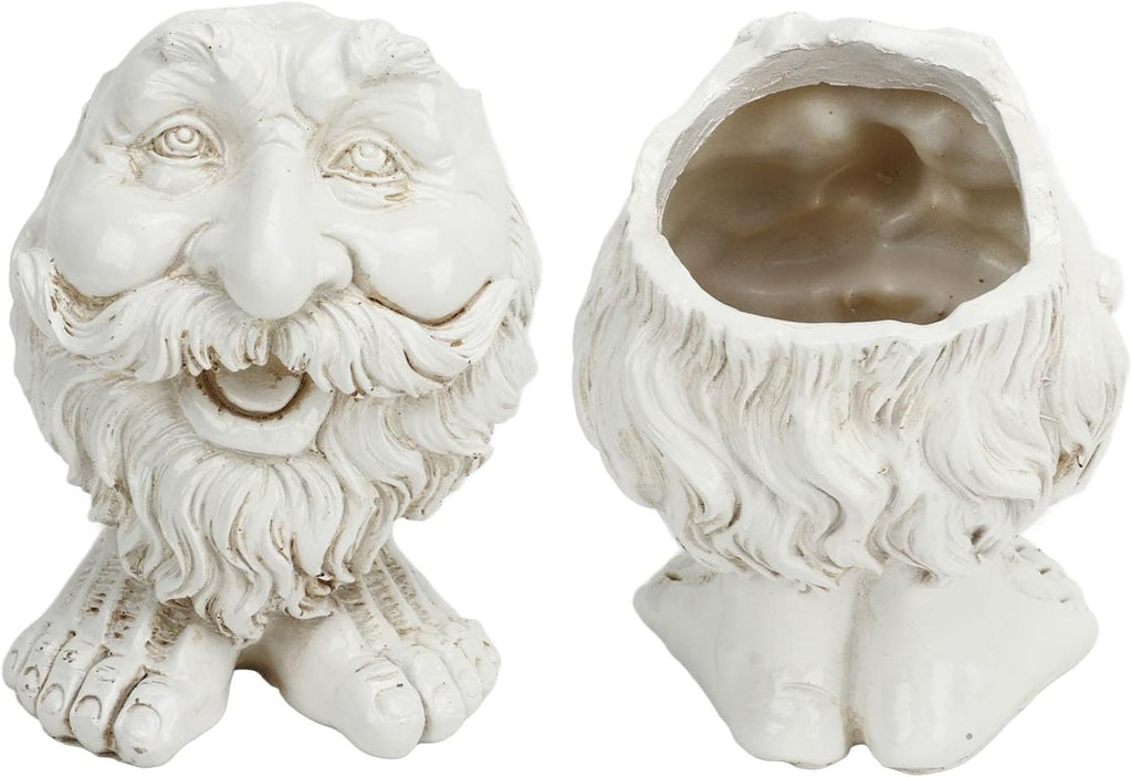 Face Flower Pot, Head Planter Pot, Funny Shape Face Planter Statue, Planter, Cute Resin Planter for Indoor Outdoor