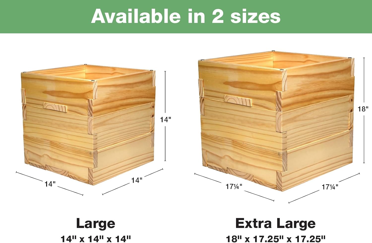 Large Decorative Wooden Planter with Universal Pole Support for String Light Poles, Umbrellas, Bird Feeders. Solid Wood