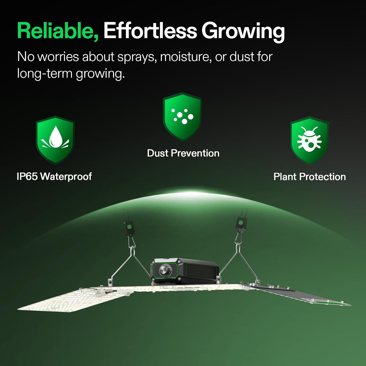 VIVOSUN LumaLight 200W LED Grow Light, Full Spectrum Plant Light | Smart Dimmable & High PPFD for Indoor Plants