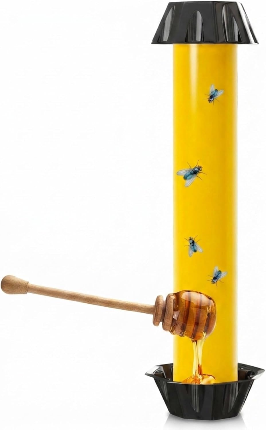 Pest Quest Sticky Fly Stick, Fly Stick for Mosquitoes, Sticky Trap for Flies Gnats Wasp Flying Insects, Bug Catcher