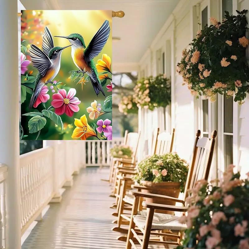 Spring Summer Large House Flags for Outside 28 x 40 Double Sided