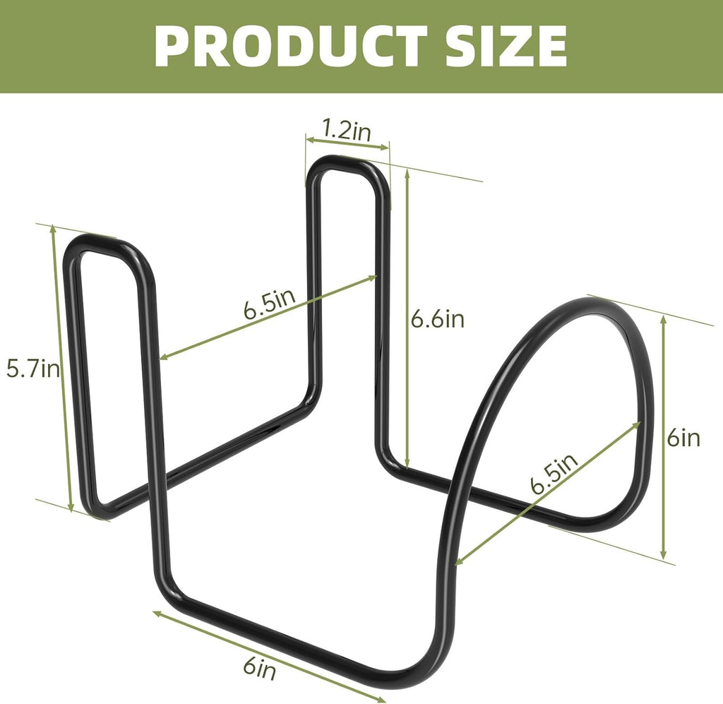 Garden Hose Holder - Heavy Duty Hose Hanger Wall Mounted Water Hose Holder | For retractable and flexible hoses, for