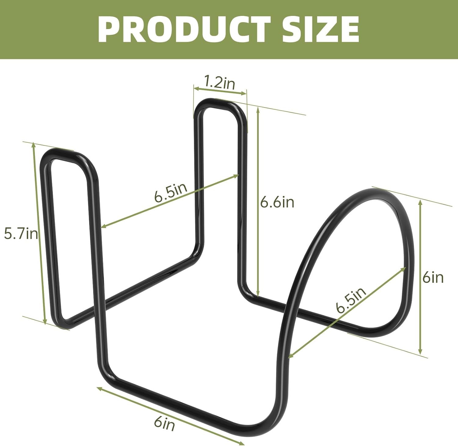 Garden Hose Holder - Heavy Duty Hose Hanger Wall Mounted Water Hose Holder | For retractable and flexible hoses, for