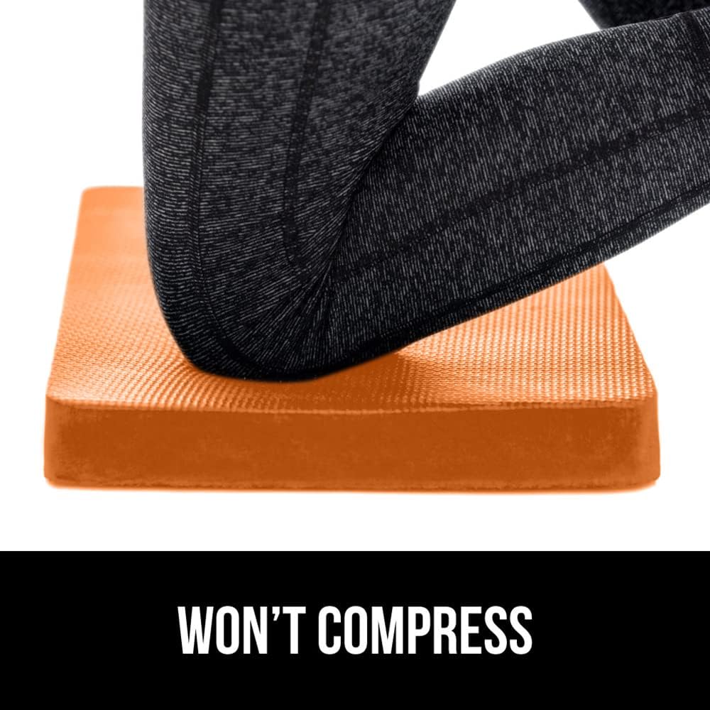 GORILLA GRIP® Extra Thick Supportive Foam Kneeling Pad, Large Cushion Heavy Duty Knee Pads for Gardening, Baby Bath