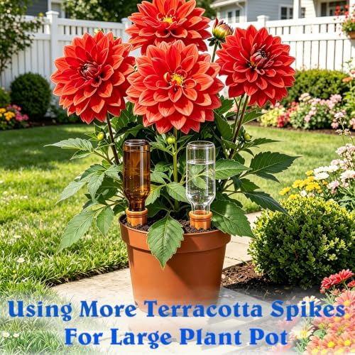 Plant Watering Devices, Automatic Plants Self Watering Spikes for Vacation