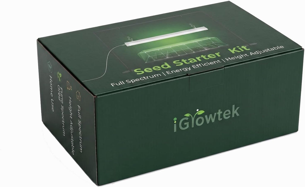 Seedling Starter Kit,40-Cell Seed Starter Tray with Huminity Domes 20,5'', Grow Light for Seed Starting, Natural White