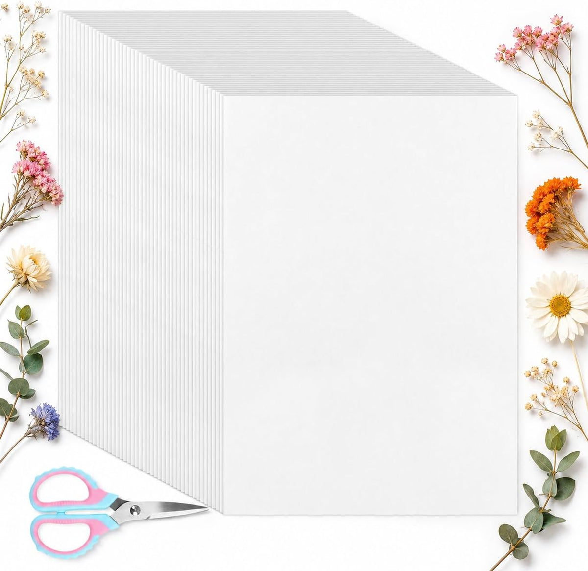 100 Sheets A4 Blotting Paper for Flower Press