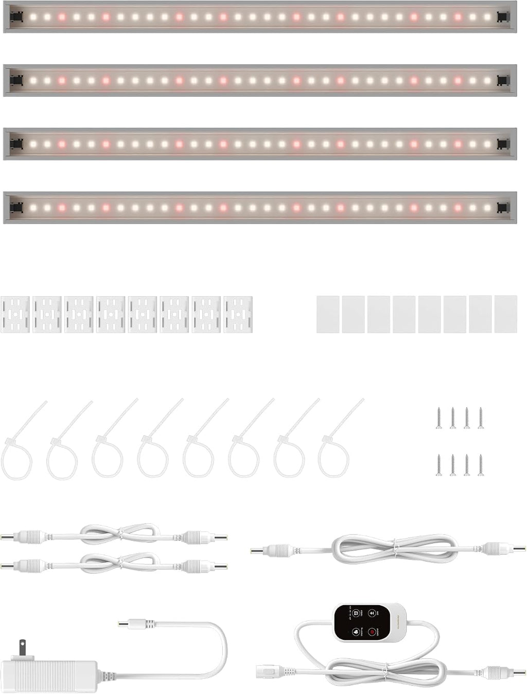 GlOWRIUM T5 Grow Light for Indoor Plants, 3500K Plant Light Strip