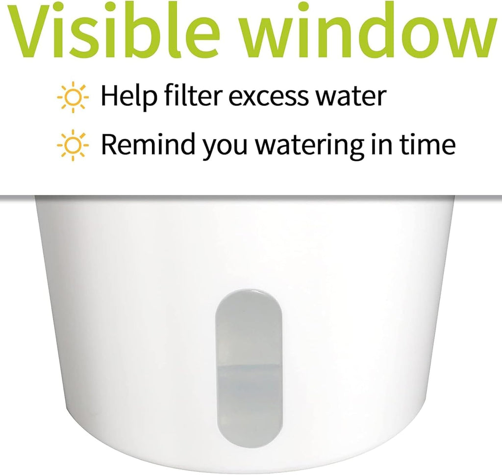 3" Self Watering Pots,20 Sets Self Watering Planter Pots for Indoor Plants with Water Level Indicator and Multiple