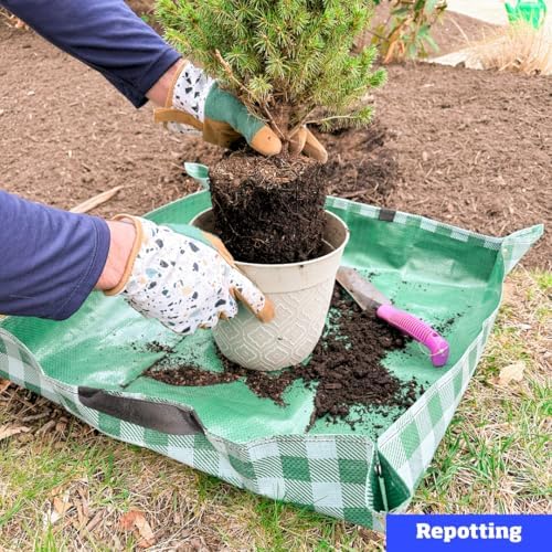 DURASACK 26"x39" Waterproof Repotting Mat, Green