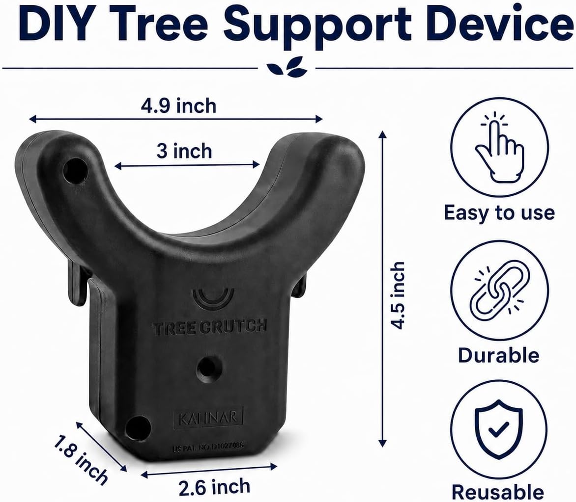 Tree Branch Support Pole & Crutch – Protect Limbs from Breaking (1-Pack) | Holds Up To 100 Lbs & Adjusts 16"–74"